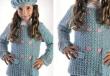 Вязанное крючком пальто: схемы и подробные описания вязания Вязание крючком пальто для девочки 2 лет
