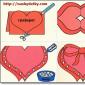Сердечки из бумаги своими руками: самые простые способы сделать валентинку Двойное сердечко шаблон